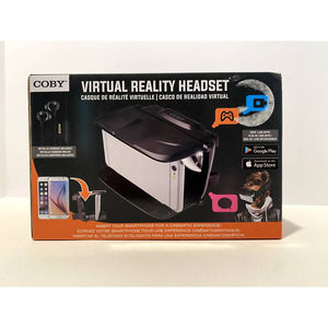 Coby VR Headset Compatible with iPhone & Android Phone Up To 6-Inch Displays